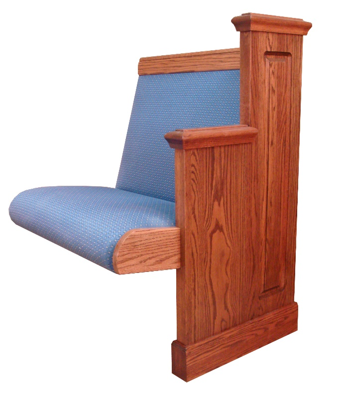 Pew End E-16SRP - Traditional Pew End from Woods Church Interiors