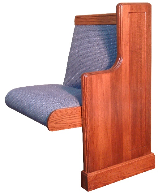 Pew End E-1ARB - Traditional Pew End from Woods Church Interiors
