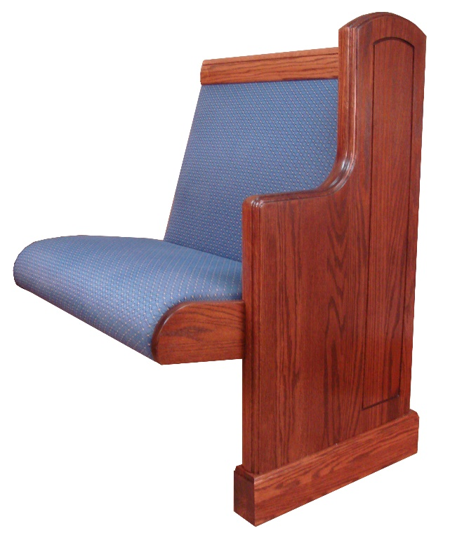 Pew End E-3ARB - Traditional Pew End from Woods Church Interiors