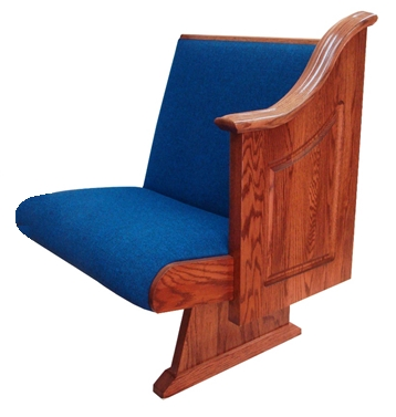 Cantilever Pew End f-128S from Kivetts and Woods Church Interiors