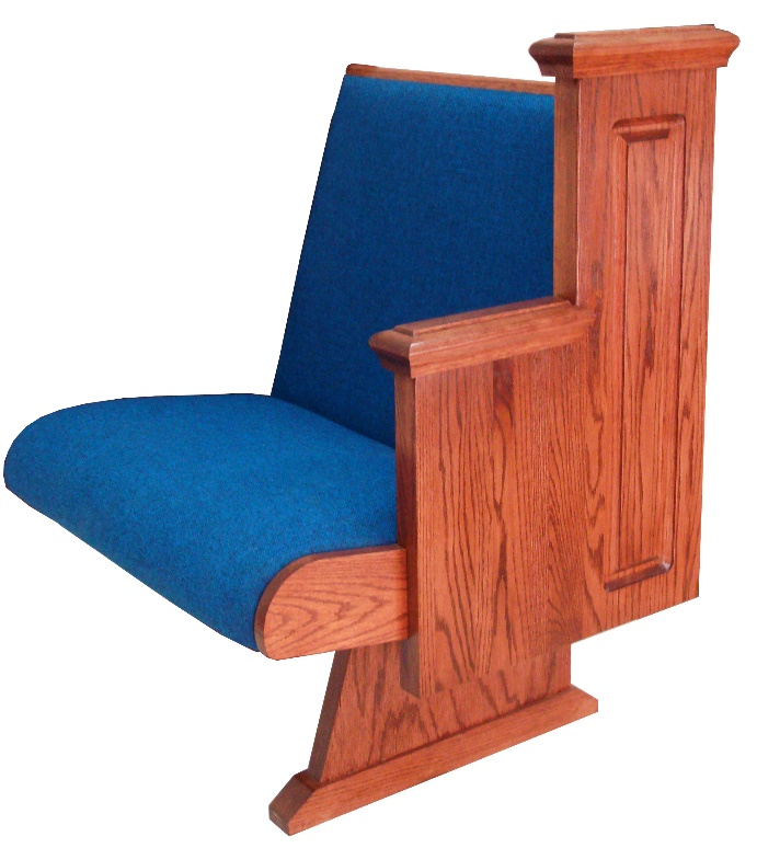Cantilever Pew End f-16S from Kivetts and Woods Church Interiors