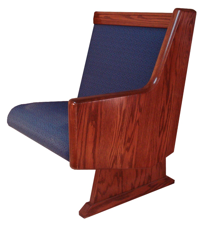 Cantilever Pew End f-95 from Kivetts and Woods Church Interiors