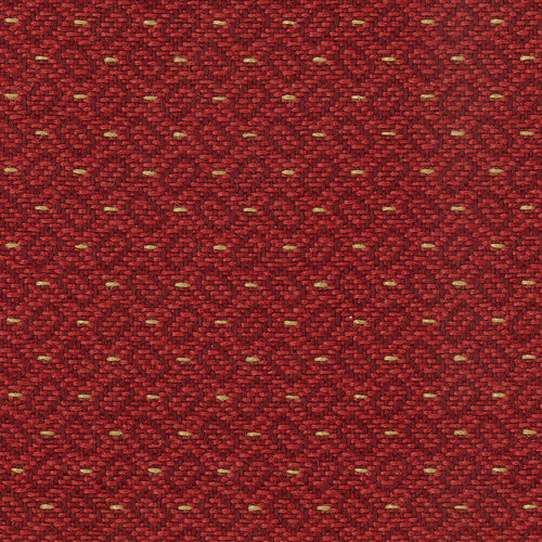 Gadget Red Pew Upholstery fabric from Woods Church Interiors