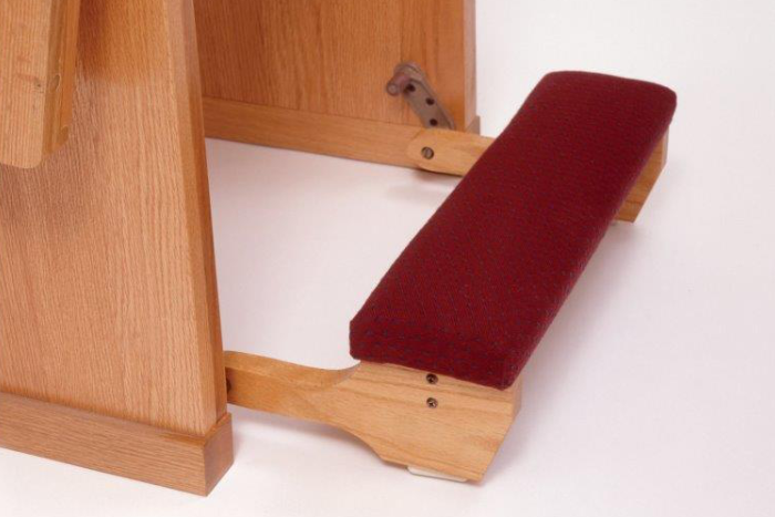 Solid Oak Kneelers from Woods Church Interiors