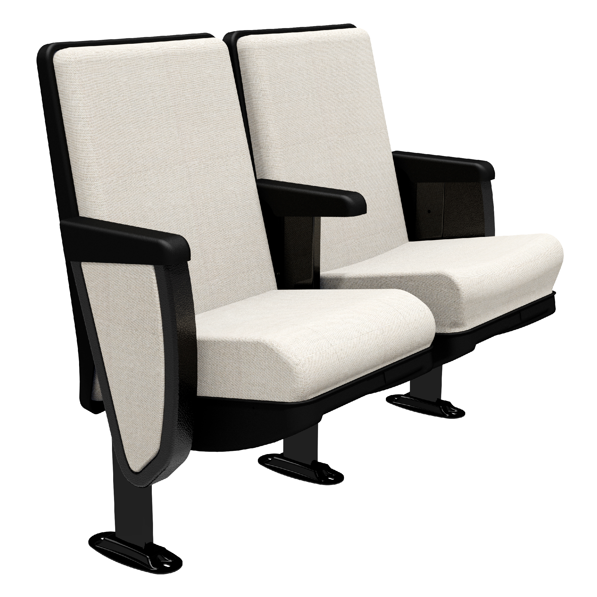 Our Convention Compact Model Theater seat for churches and synagogues from Woods Church Interiors