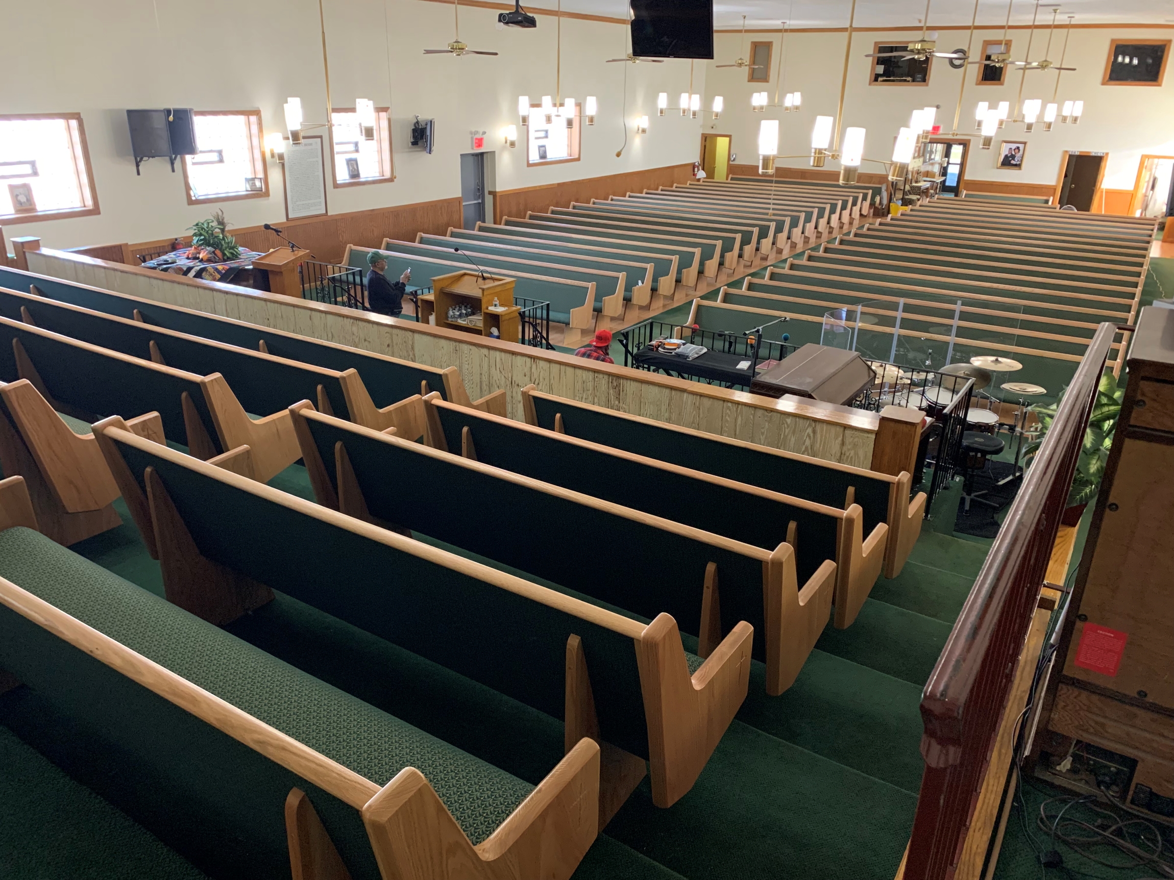 New Church pews installed by Woods Church Interiors at New Faith Baptist Church in Chicago, Illinois - 10